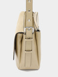 Bolso Bandolera Con Piel