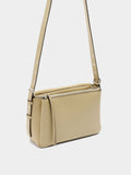 Bolso Bandolera Con Piel