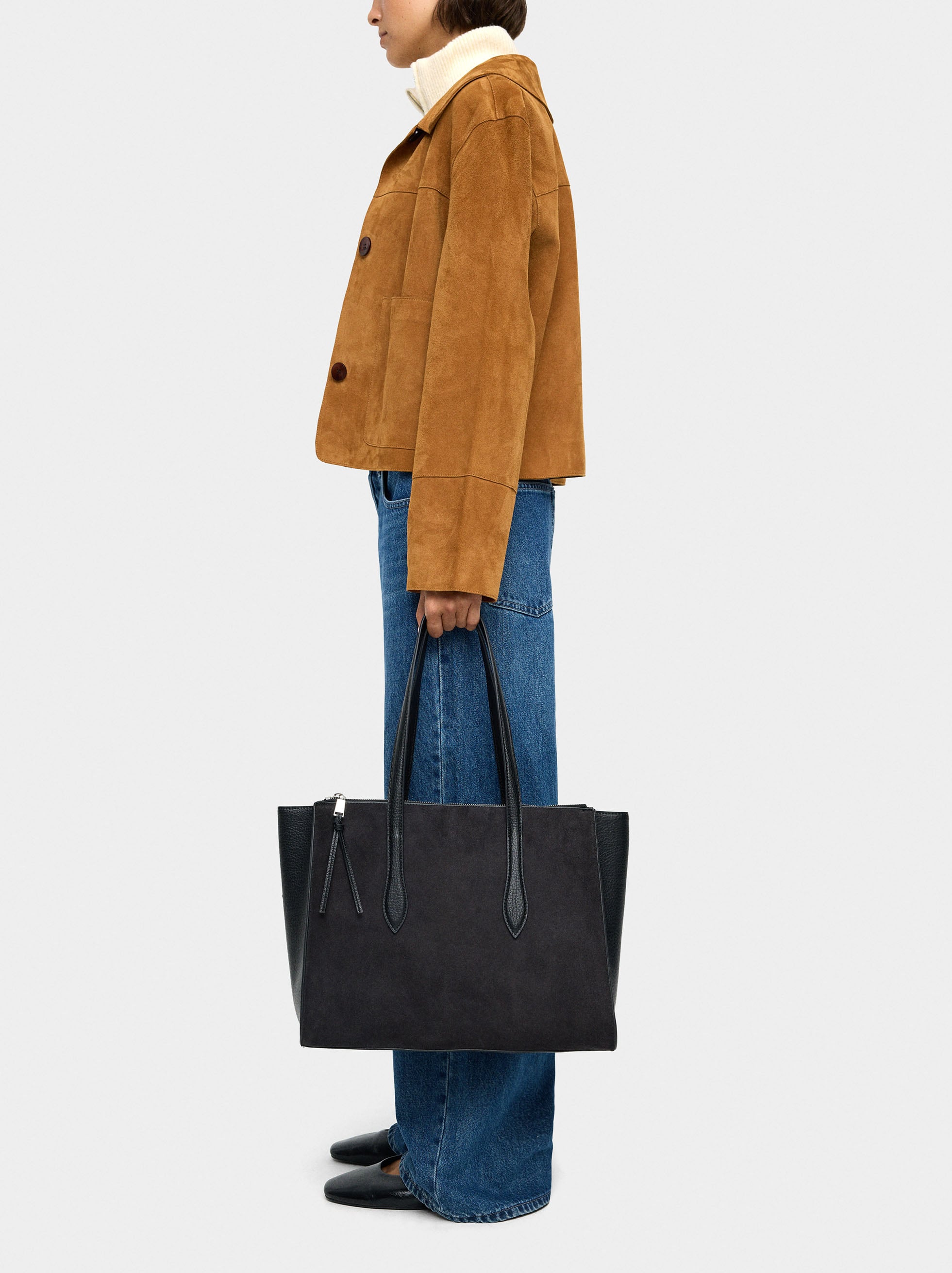 Bolso Para Portátil 15" Con Piel