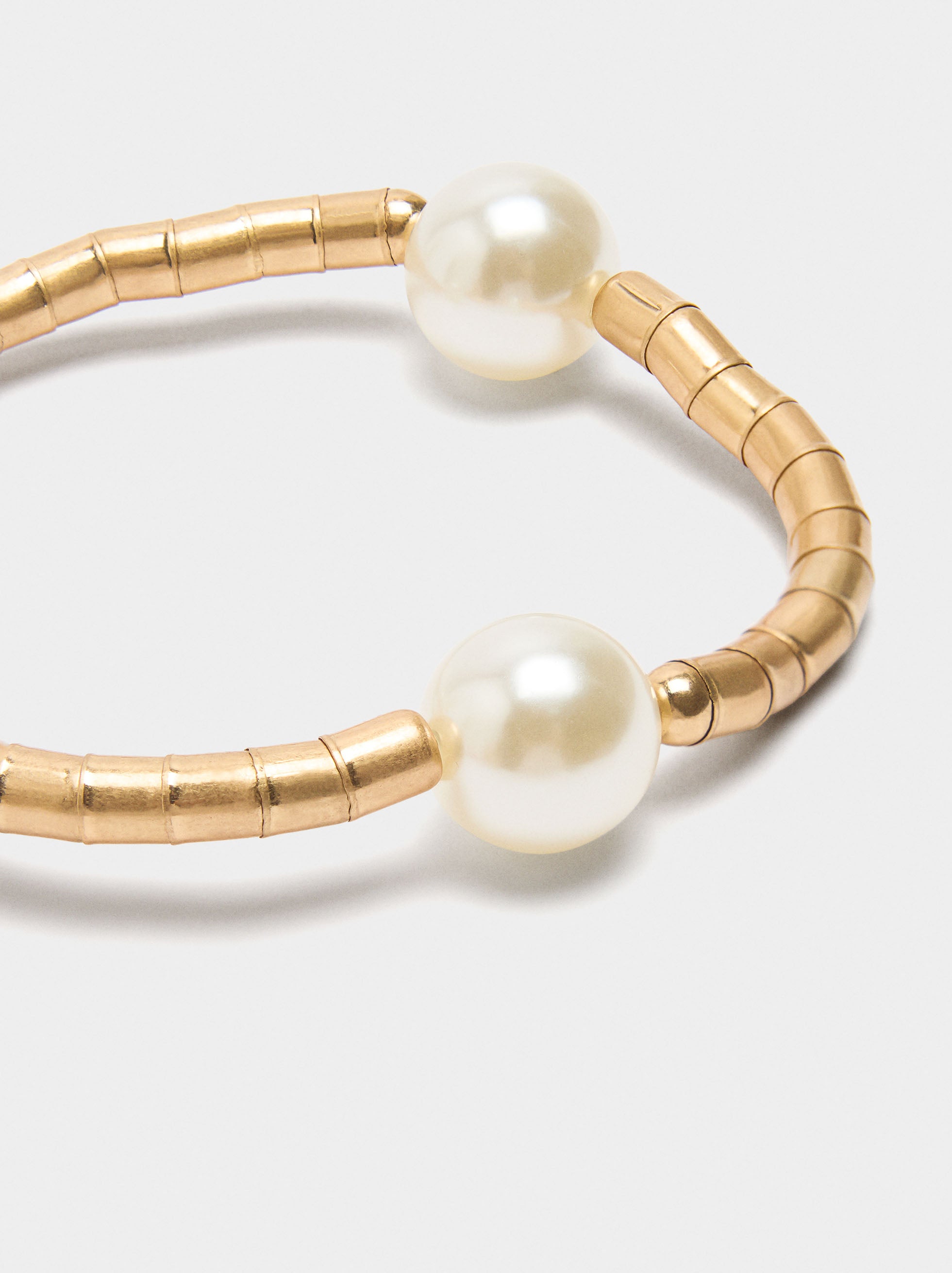 Pulsera Elástica De Perlas