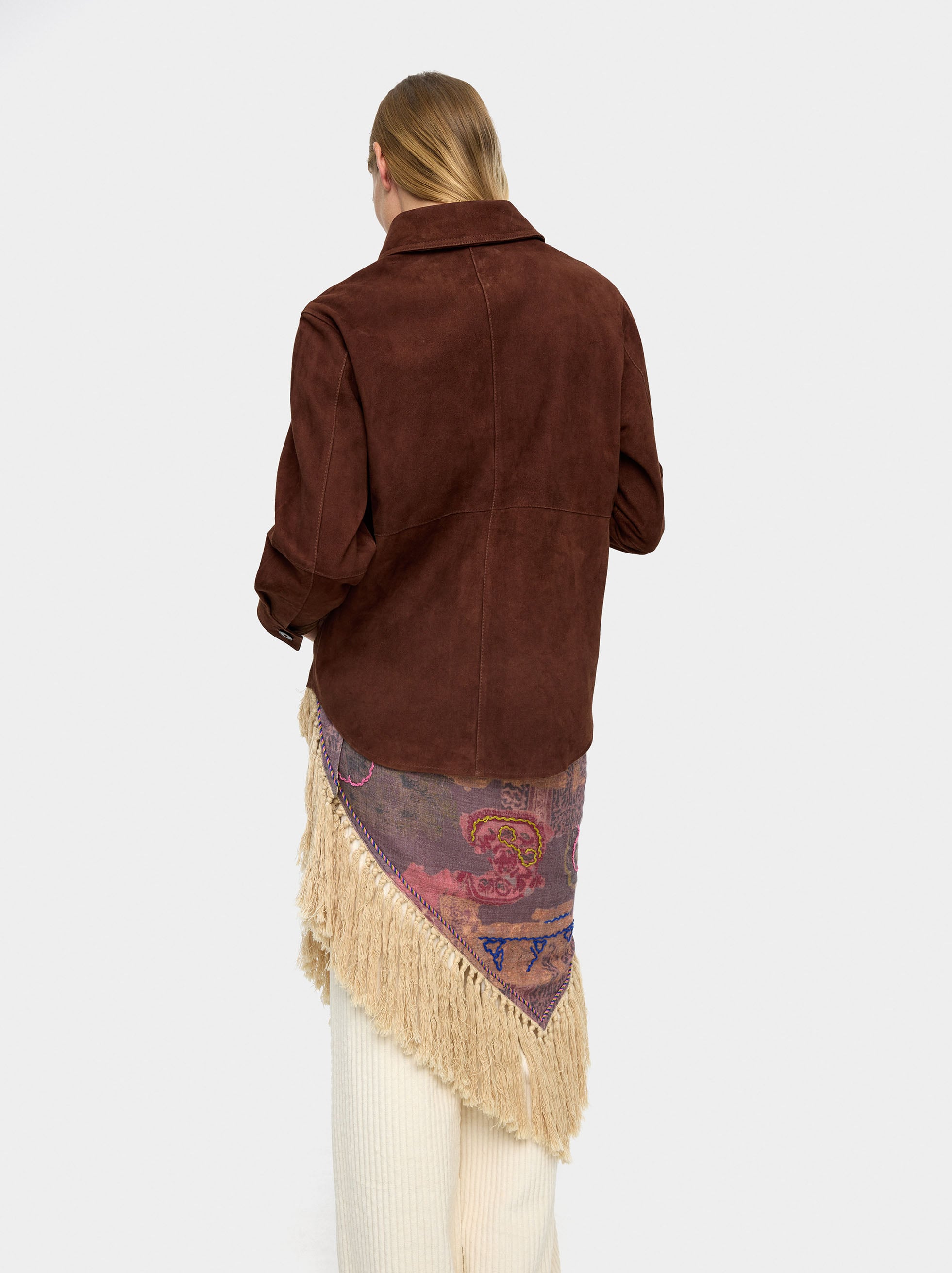Sobrecamisa De Piel Ante