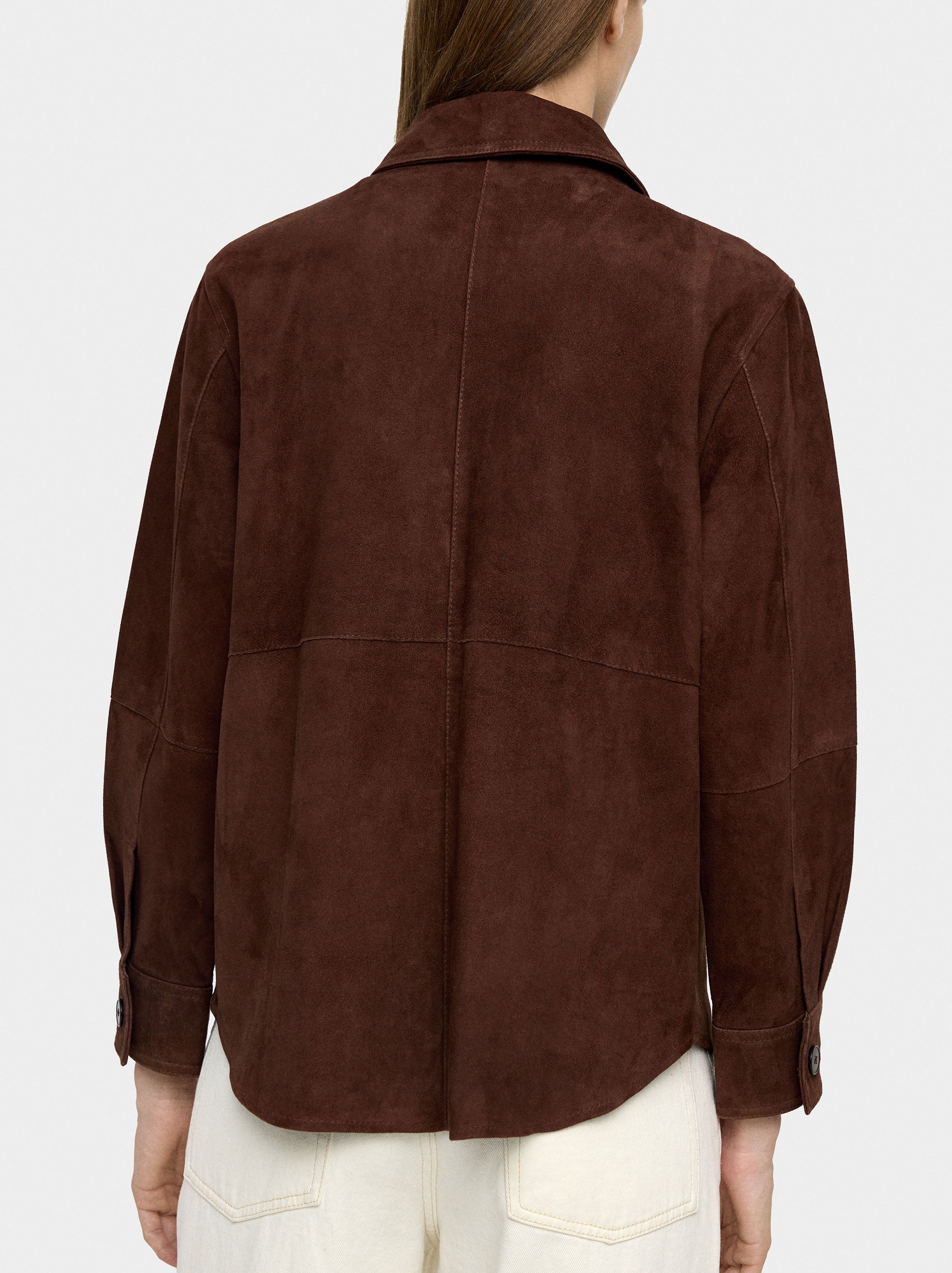 Sobrecamisa De Piel Ante