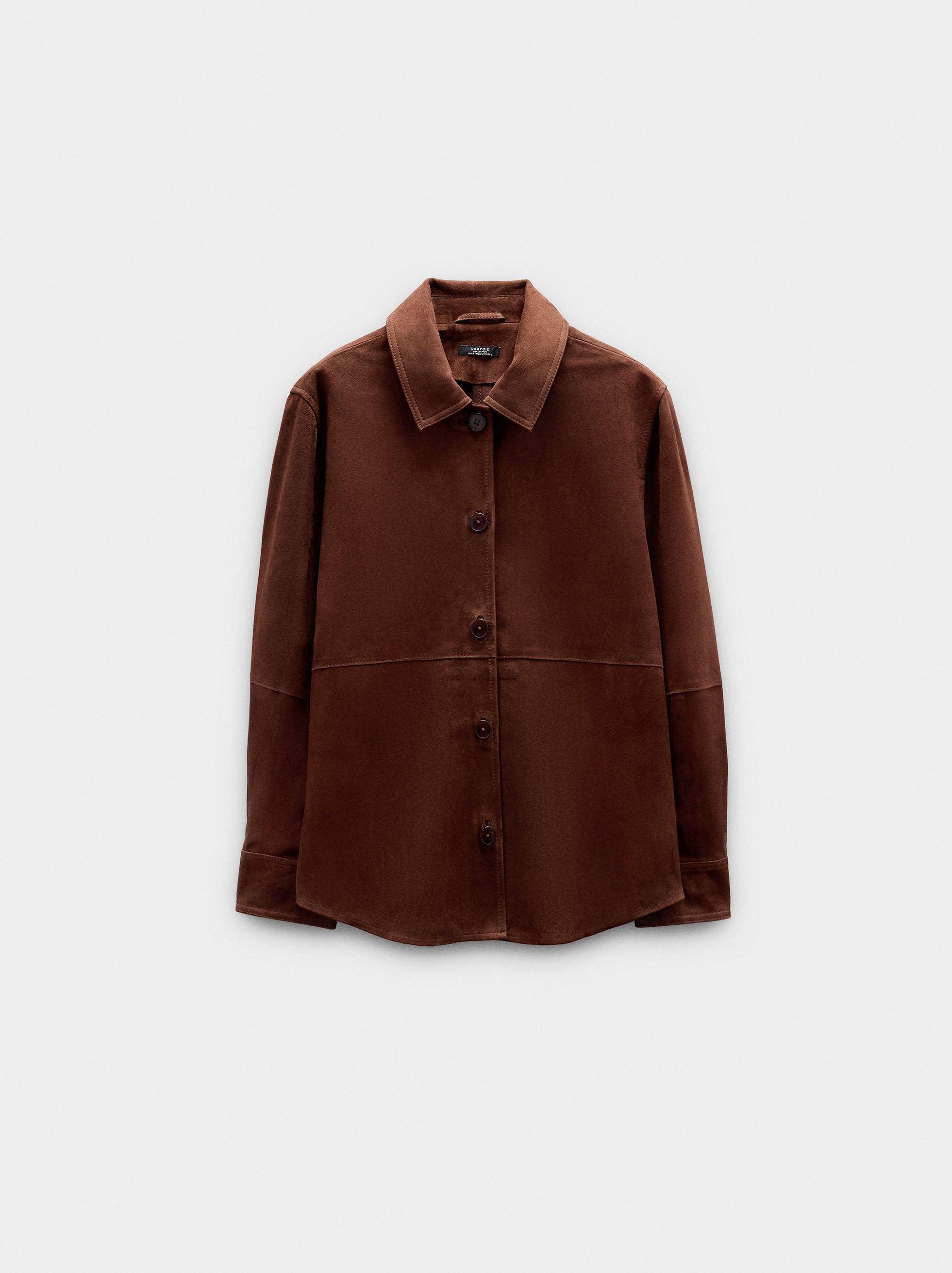 Sobrecamisa De Piel Ante