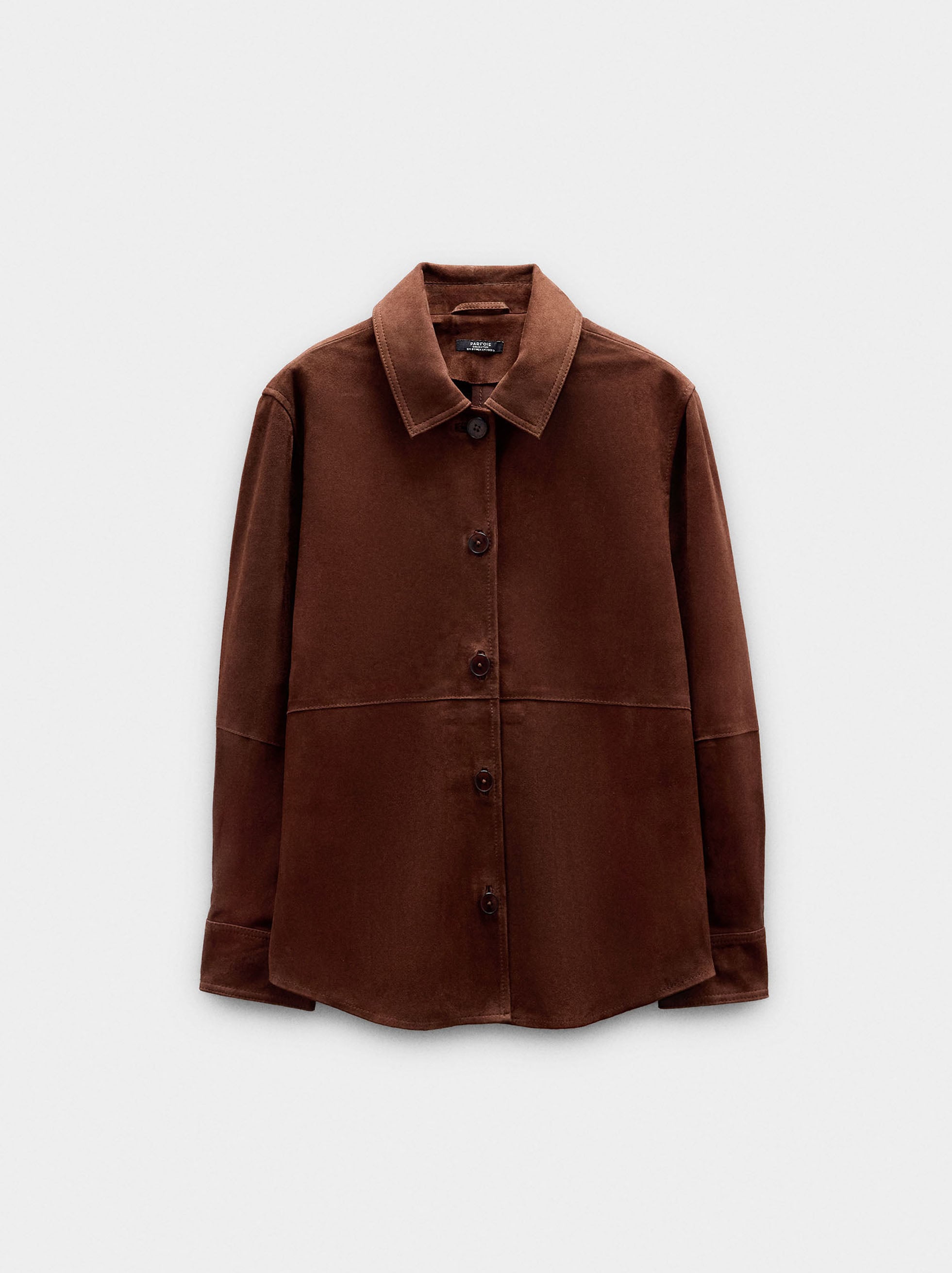 Sobrecamisa De Piel Ante
