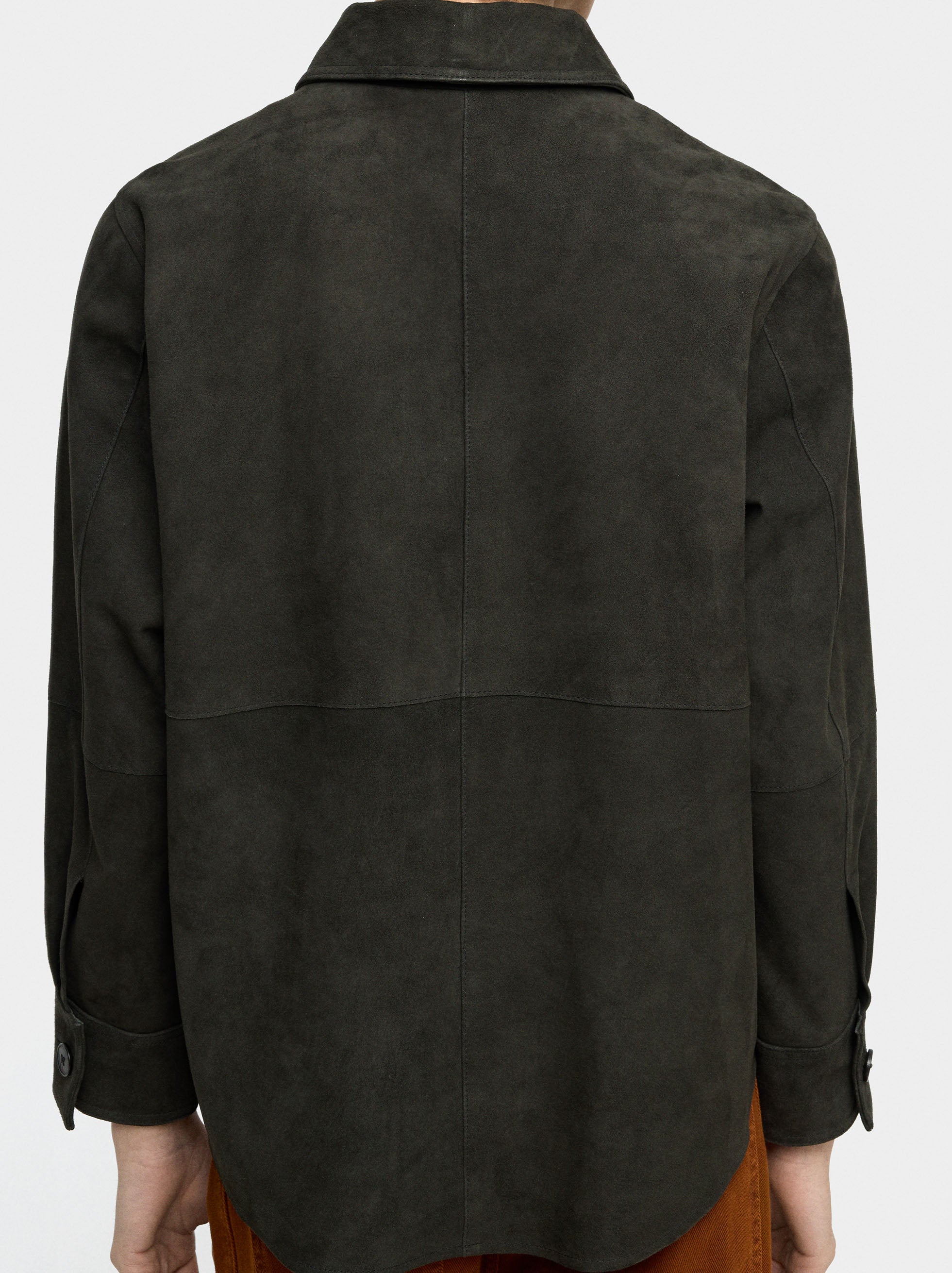 Sobrecamisa De Piel Ante