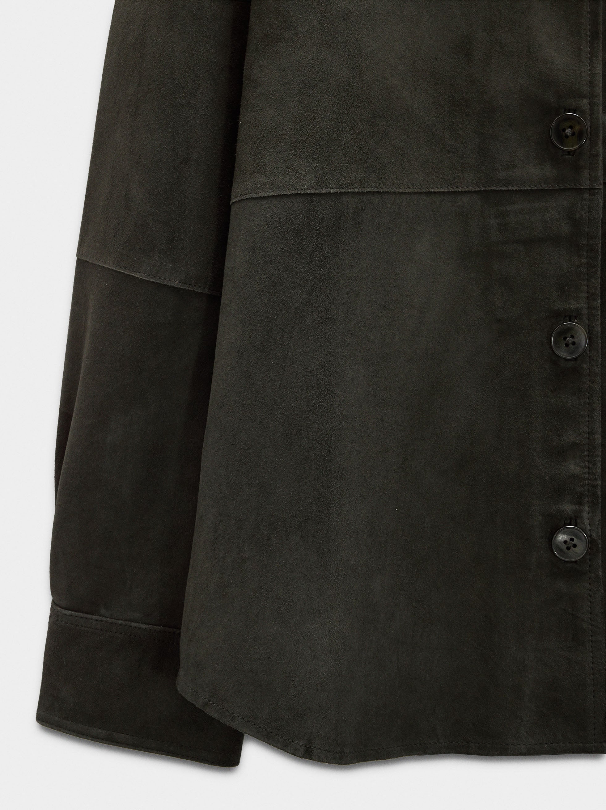 Sobrecamisa De Piel Ante