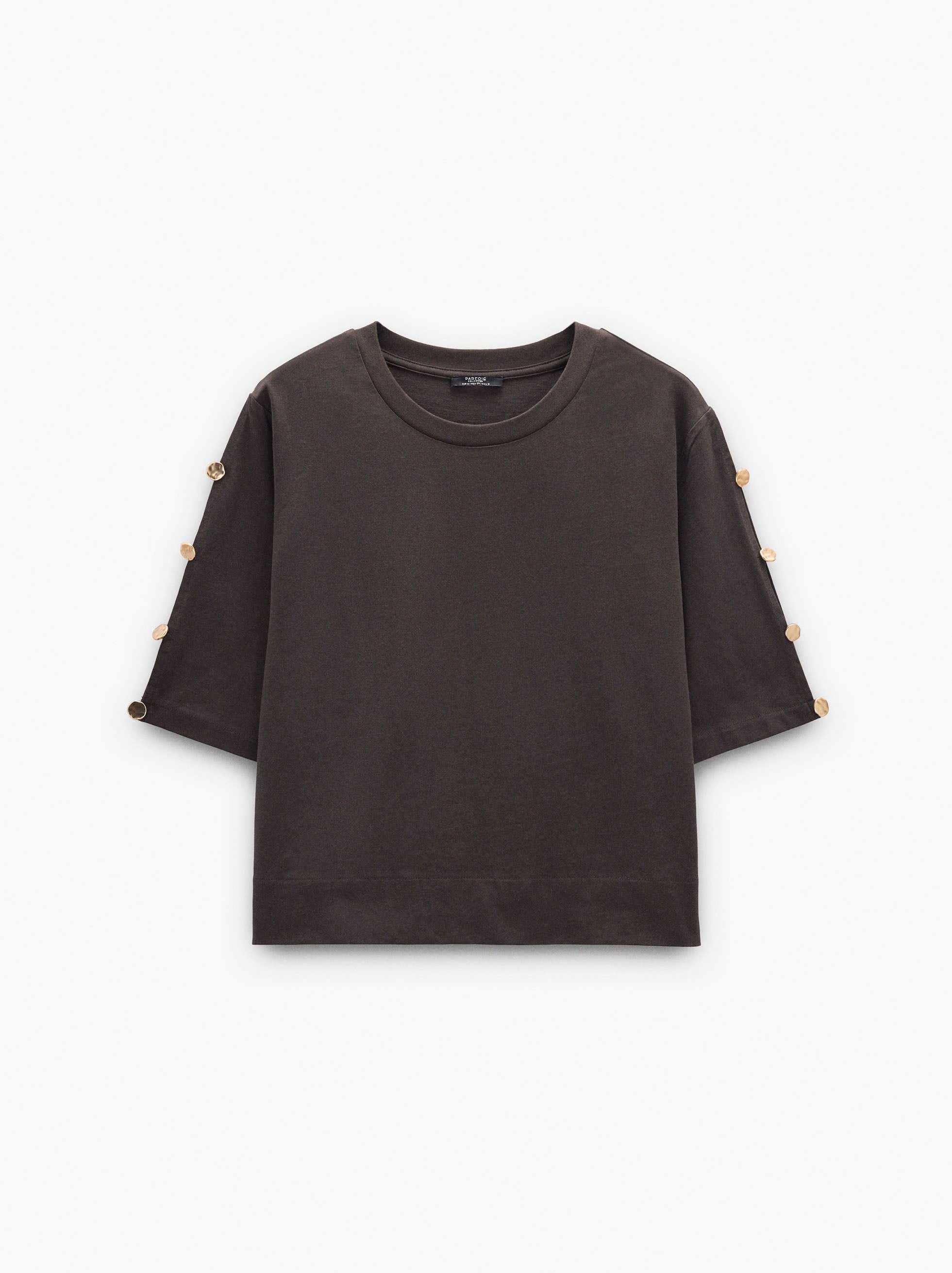 Camiseta Con Botones 100% Algodón