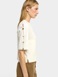 Camiseta Con Botones 100% Algodón