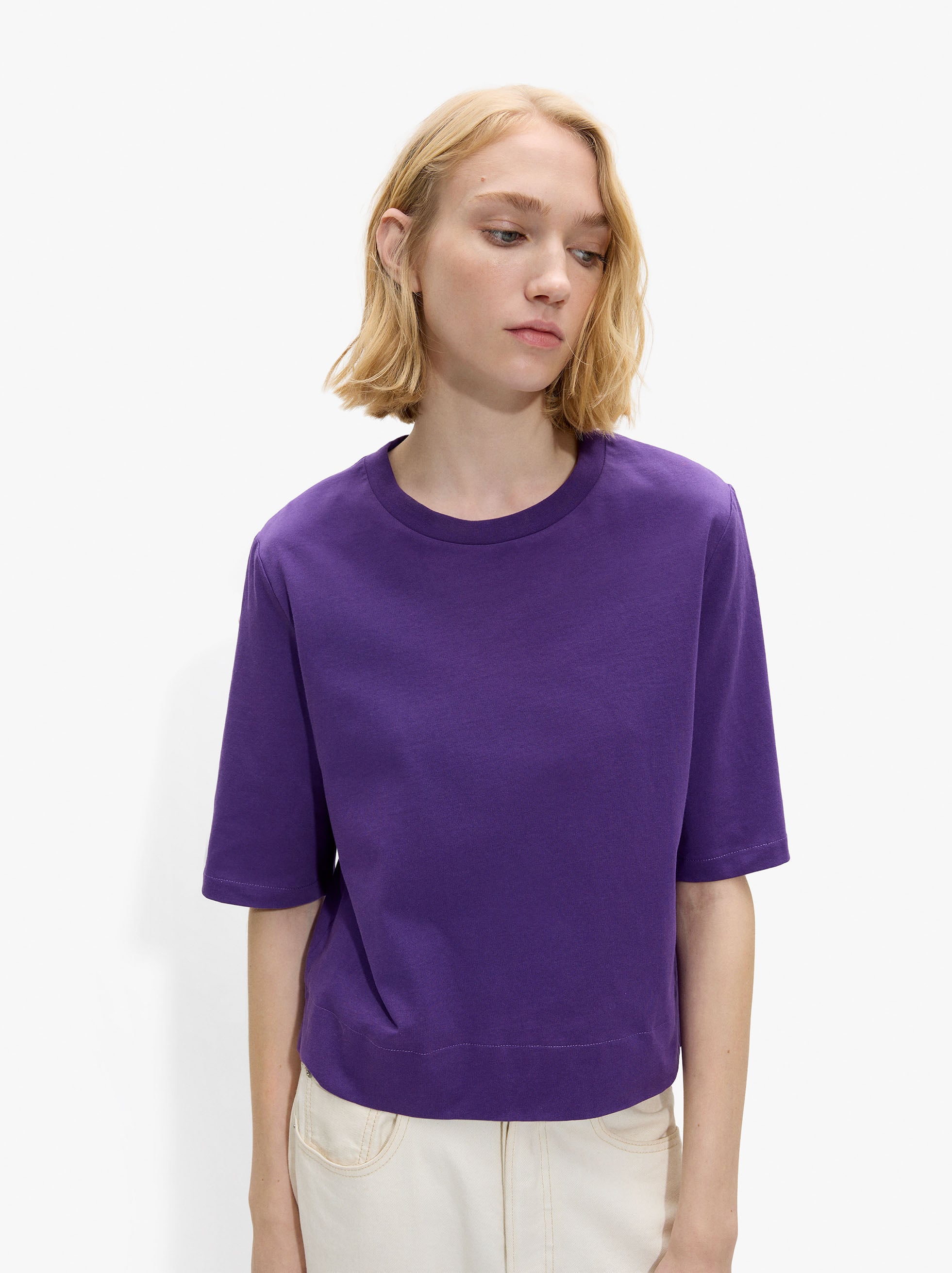 Camiseta Con Botones 100% Algodón
