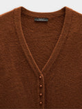Cárdigan De Punto Escote En V
