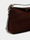 Bolso Bandolera Con Piel