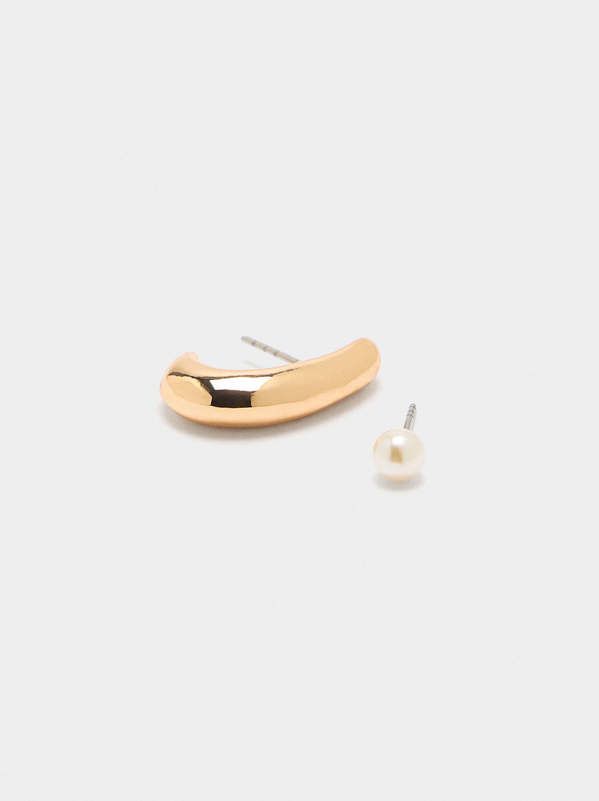 Set De Pendientes De Perlas