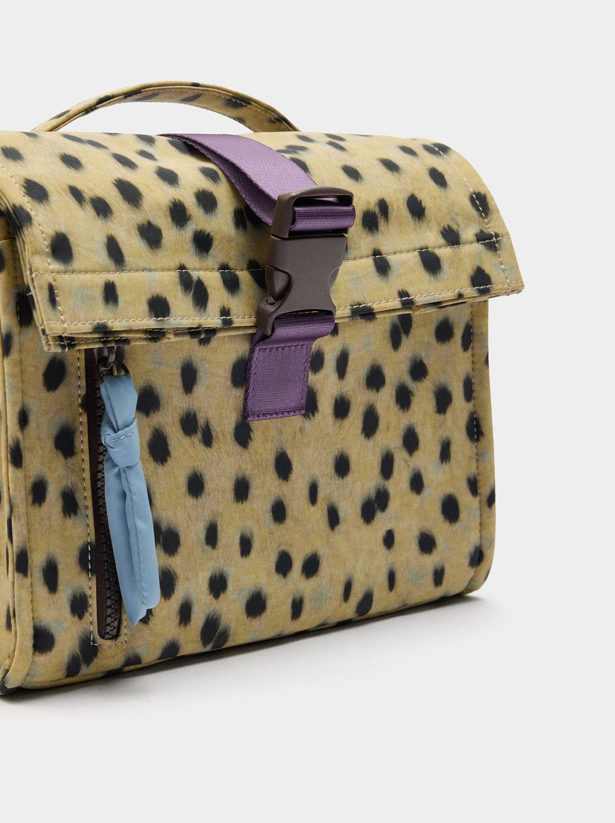 Bolsa Porta-Alimentos De Nylon Estampada