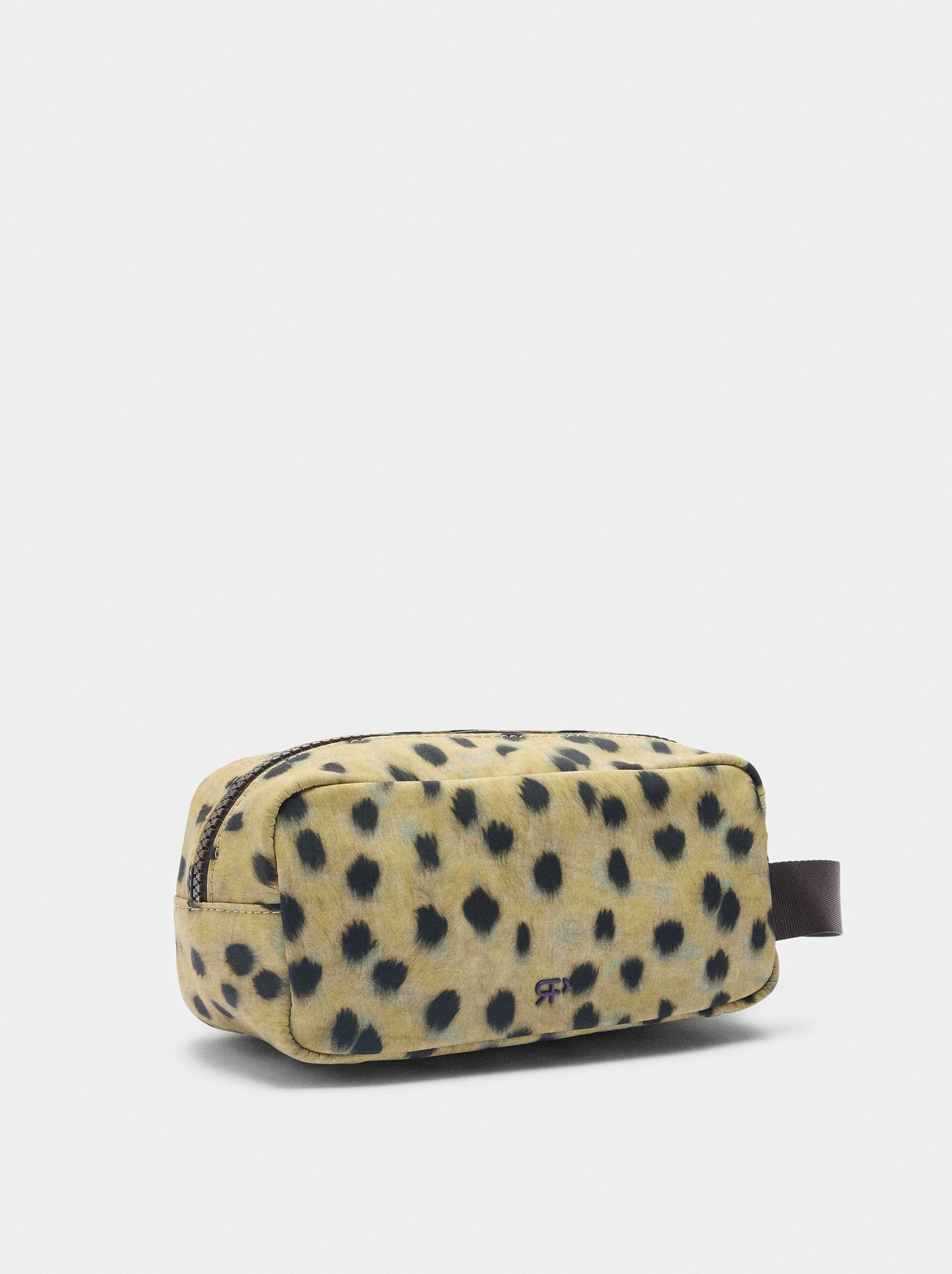 Estuche De Nylon Estampado Animal