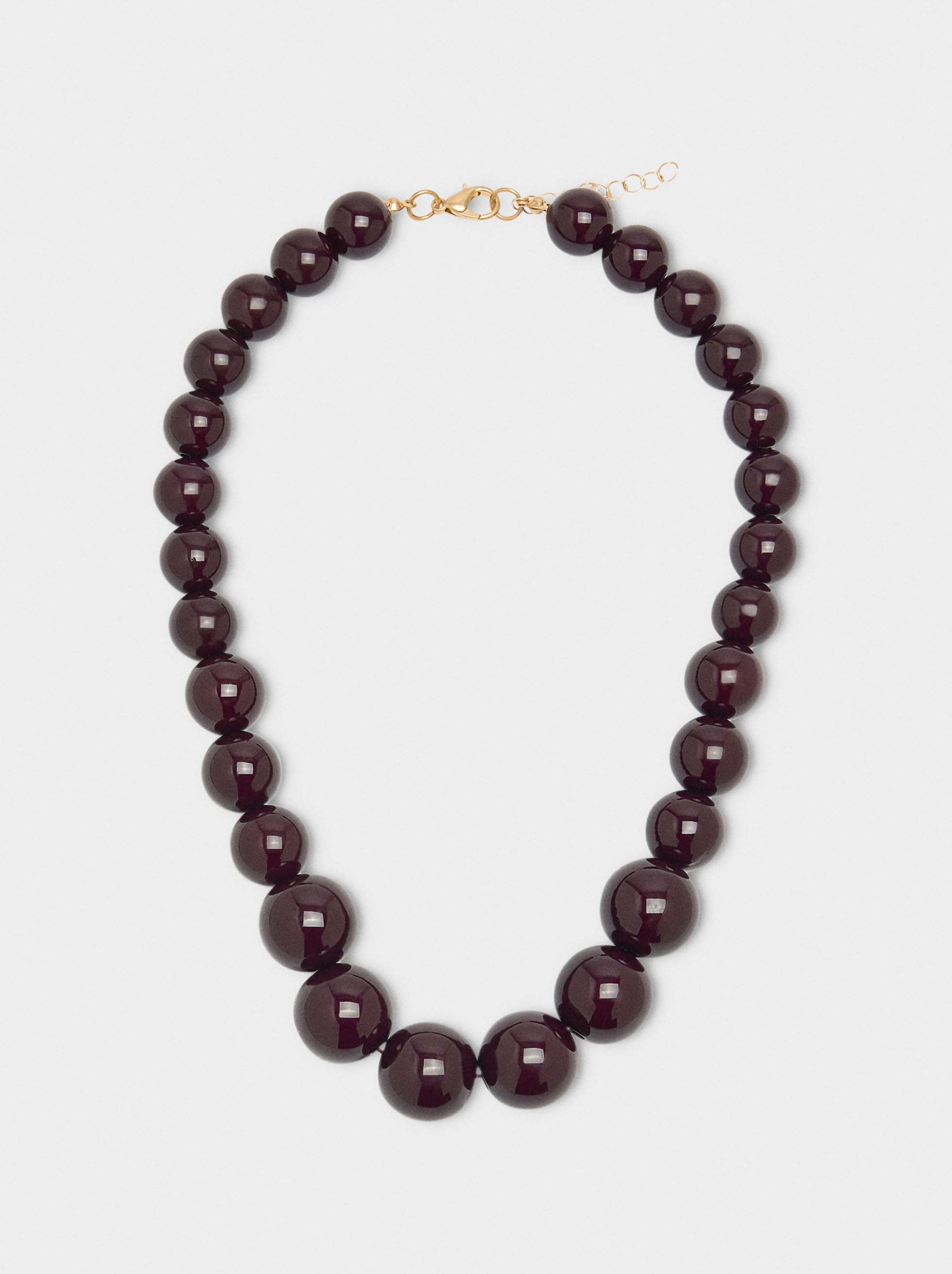 Collar Corto Con Abalorios