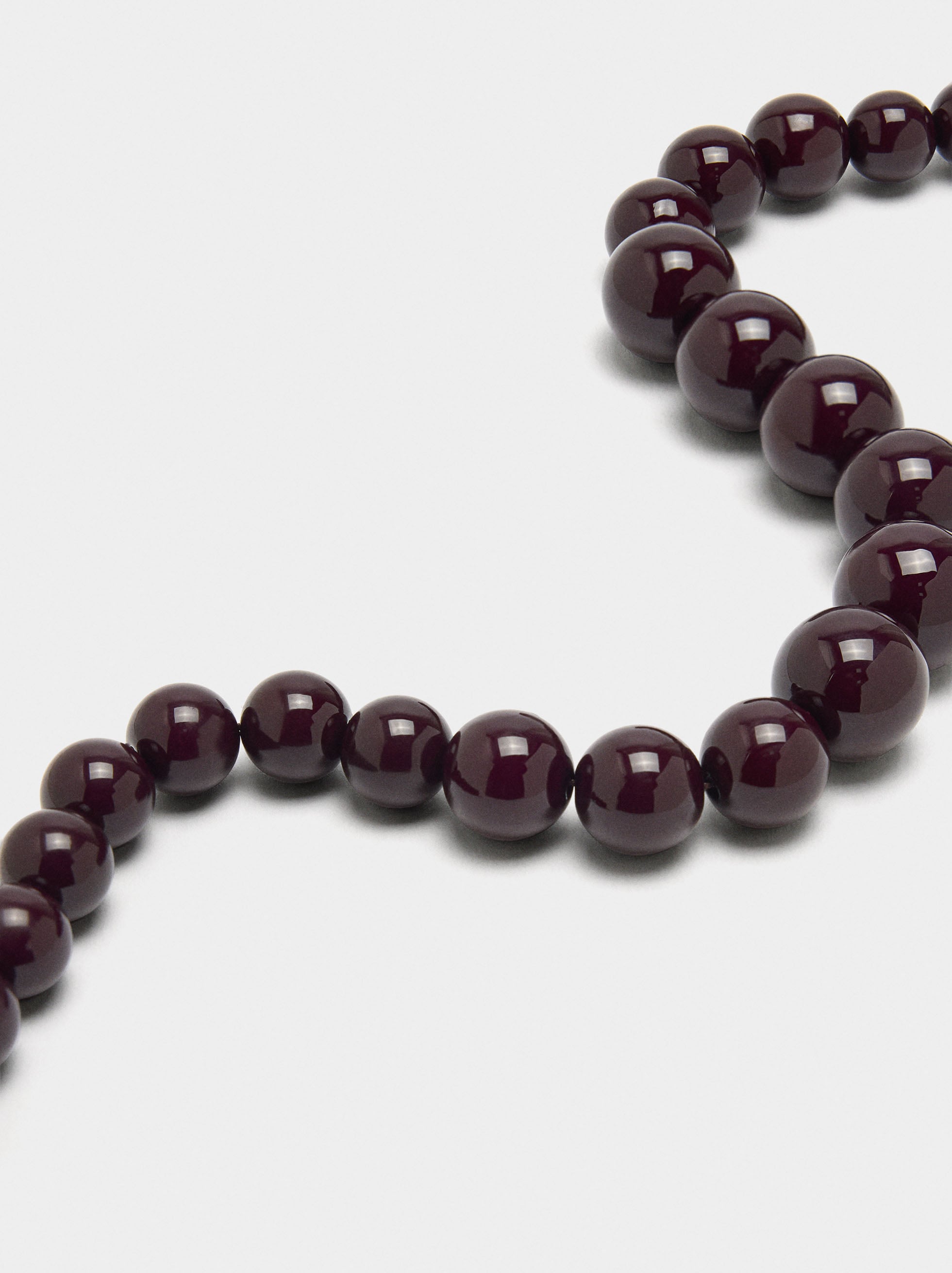 Collar Corto Con Abalorios