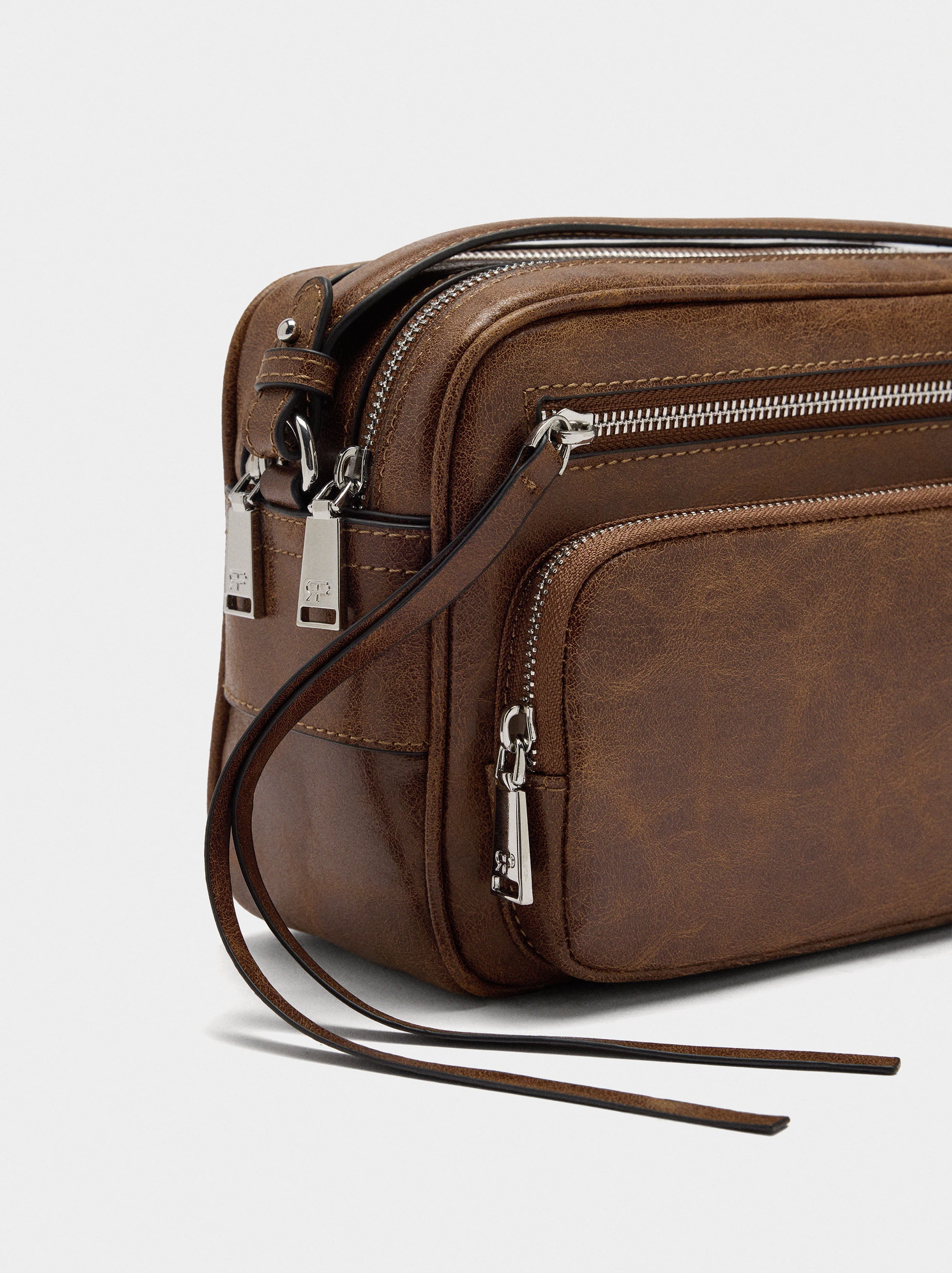 Bolso Bandolera Efecto Envejecido