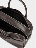 Bolso Bowling De Efecto Envejecido