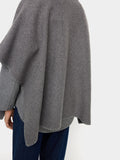 Poncho De Punto Con Hebilla