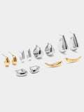 Set De Pendientes Bicolor