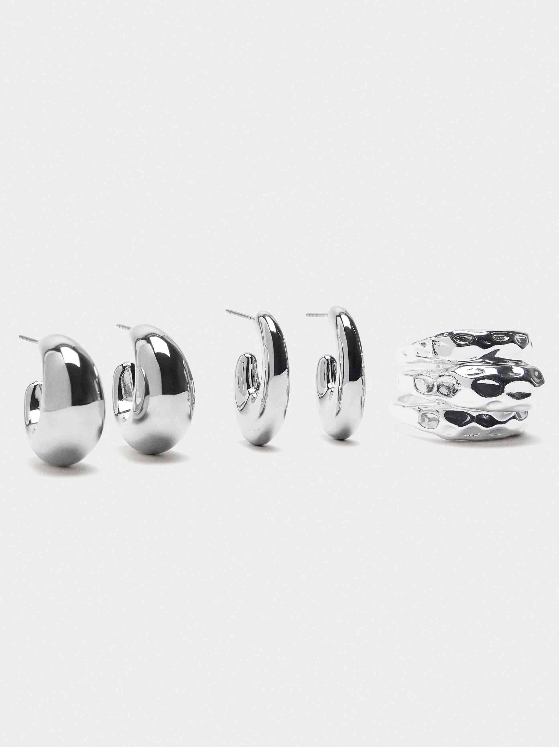 Set De Pendientes Y Anillo