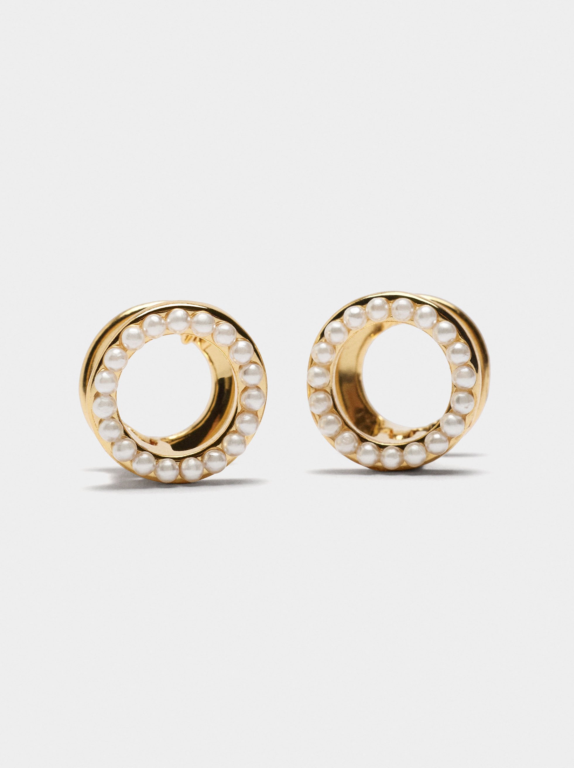 Aros Con Perlas