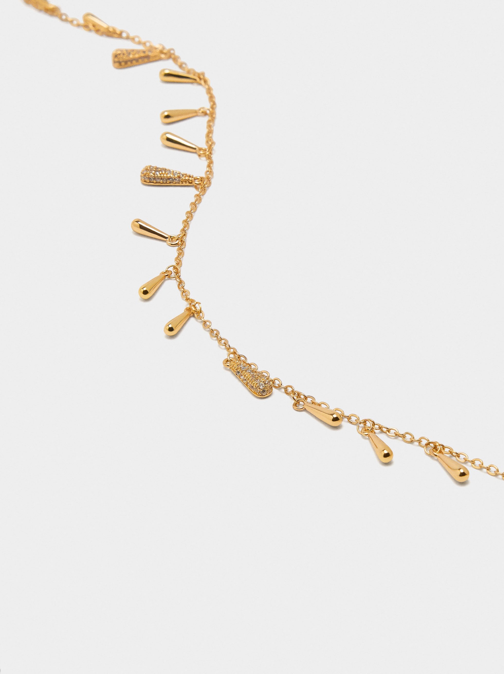 Collar Lágrimas Con Circonitas