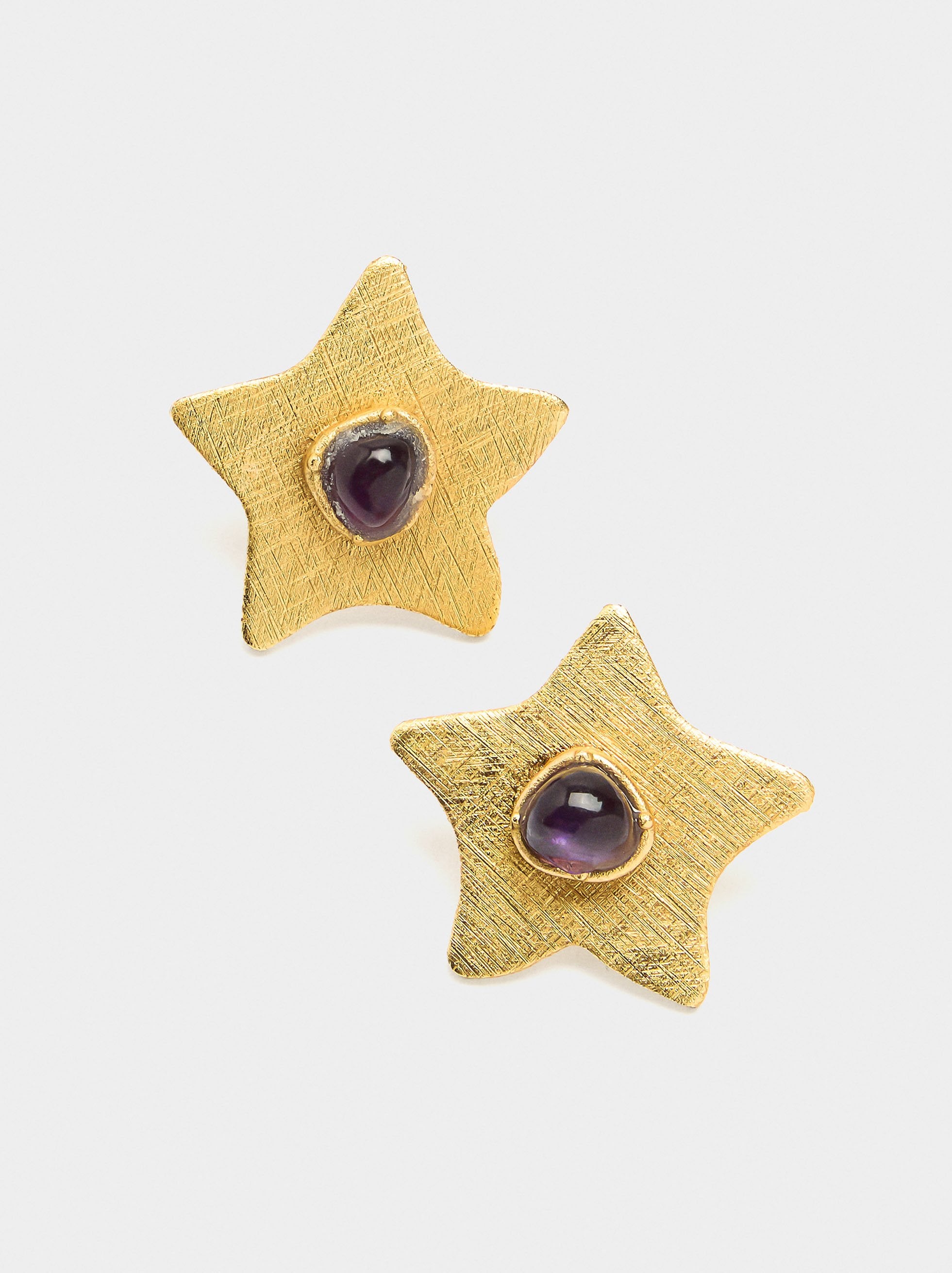 Pendientes Estrellas Con Piedras
