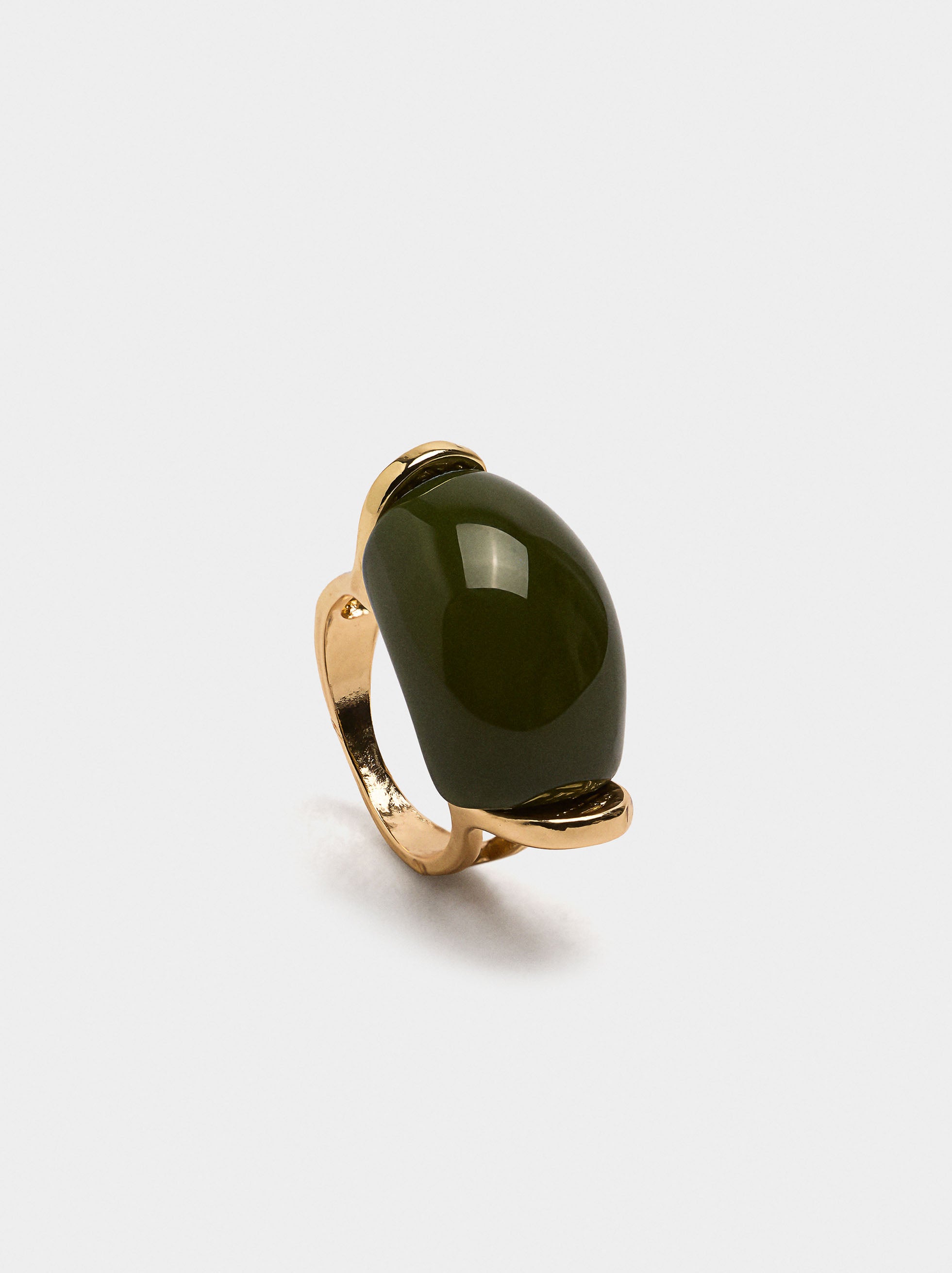 Anillo Maxi Efecto Piedra