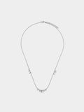 Collar Con Cristales - Acero Inoxidable