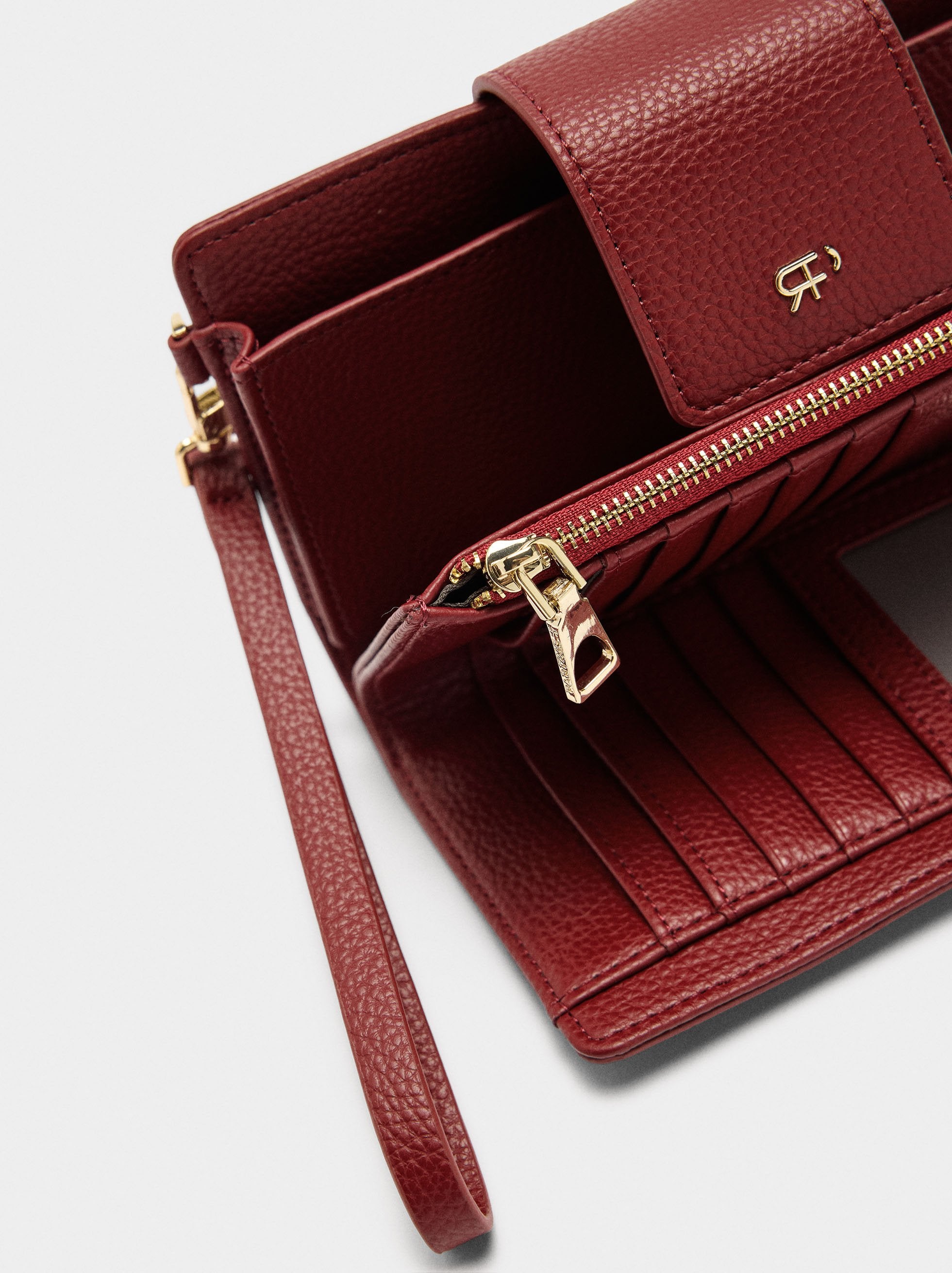 Cartera Con Bolso Para Móvil