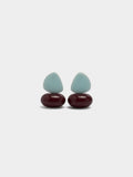 Pendientes Cortos Con Resina