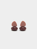Pendientes Cortos Con Resina