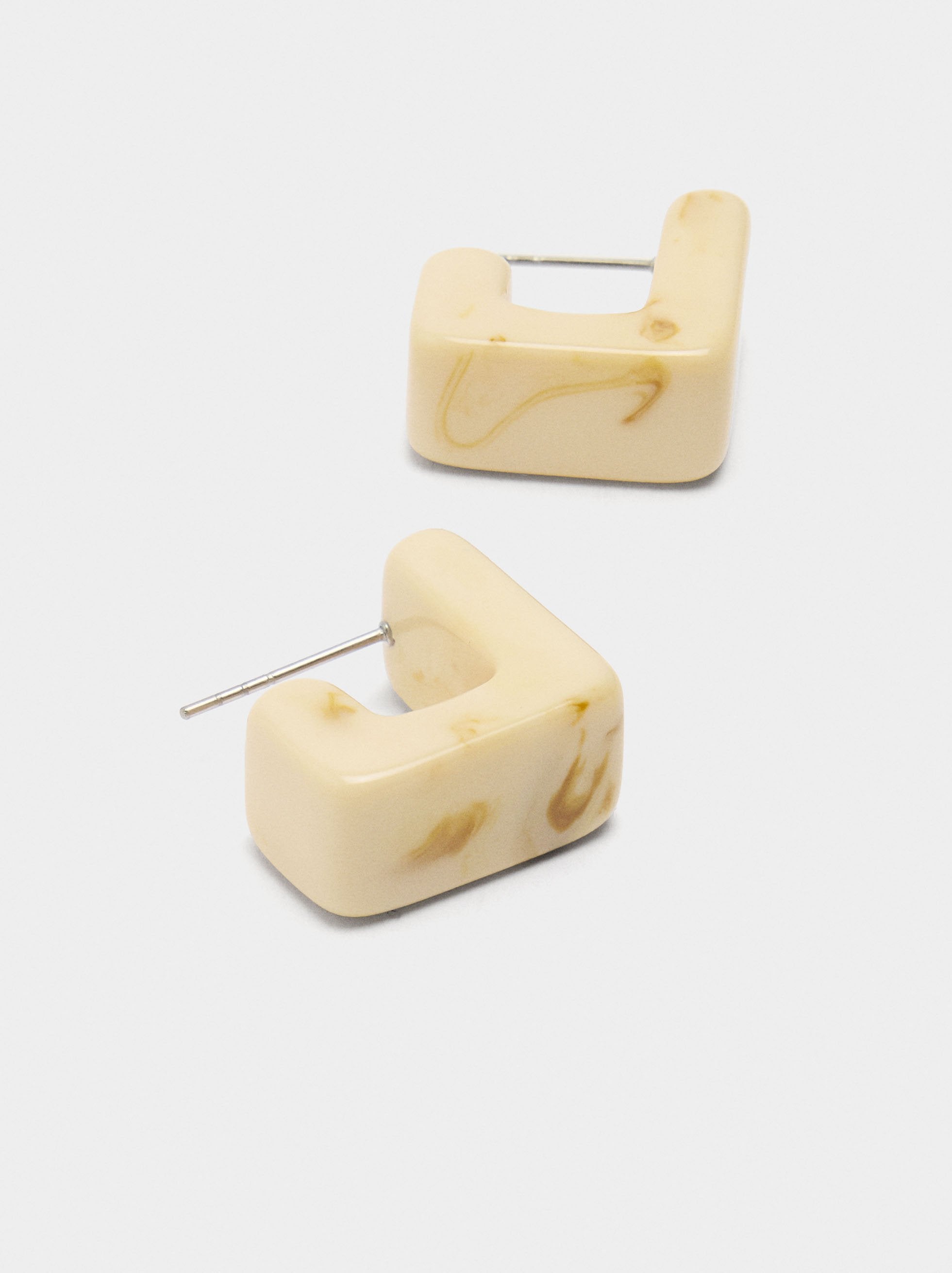 Aros Rectangulares Efecto Piedra