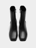 Botines De Tacón Ancho