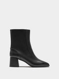 Botines De Tacón Ancho
