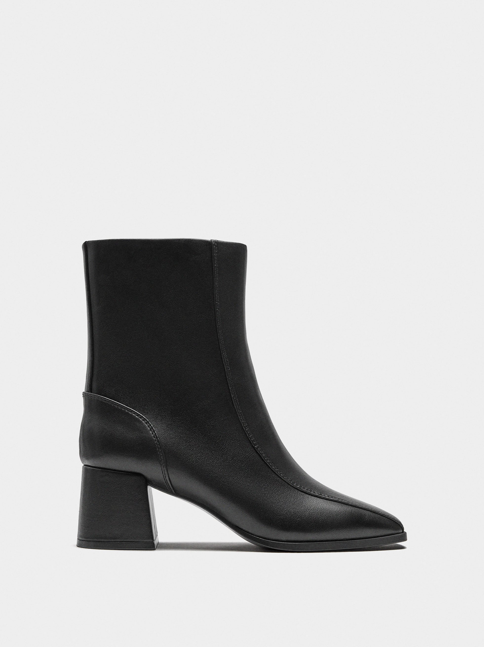 Botines De Tacón Ancho