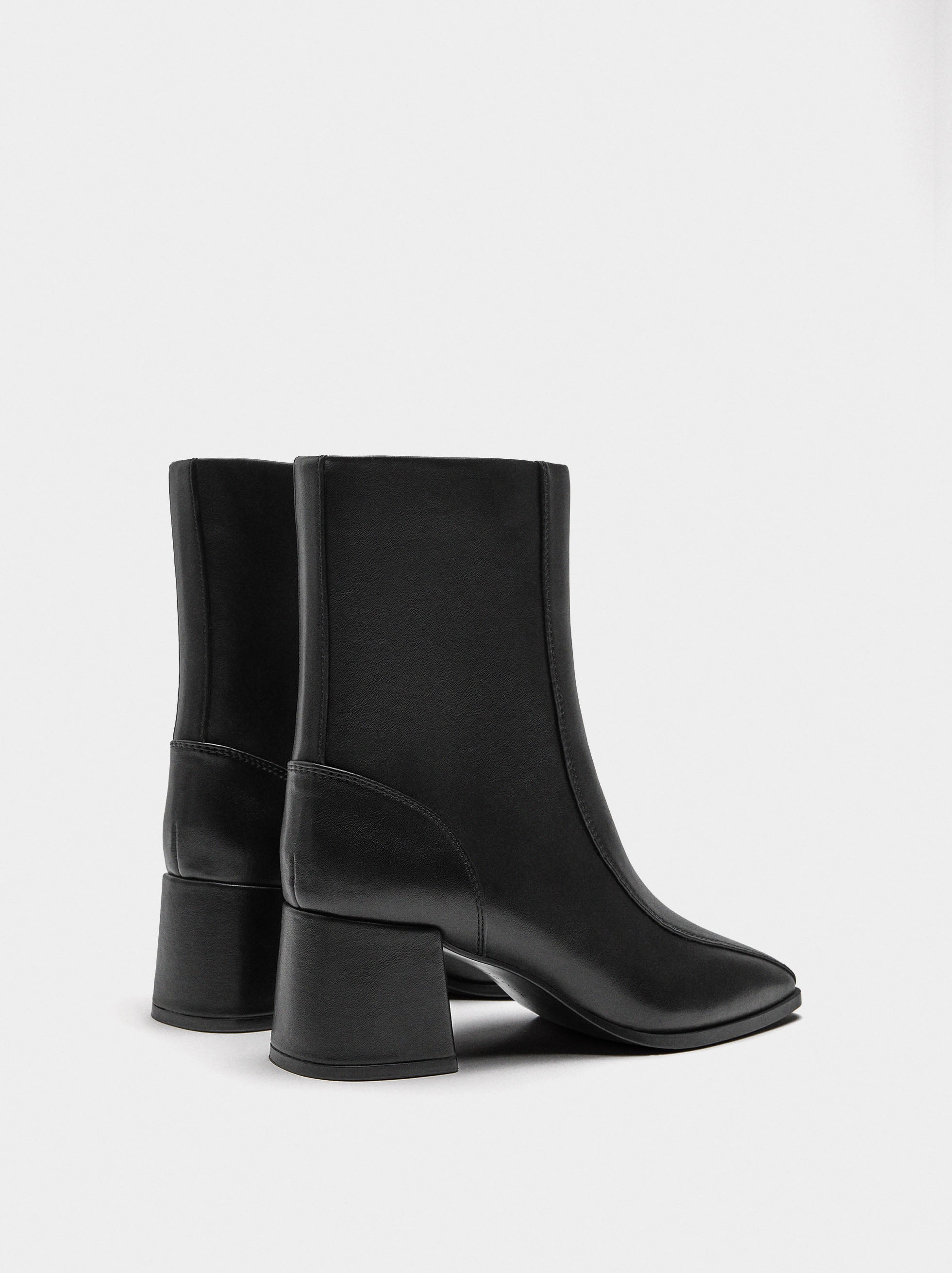 Botines De Tacón Ancho