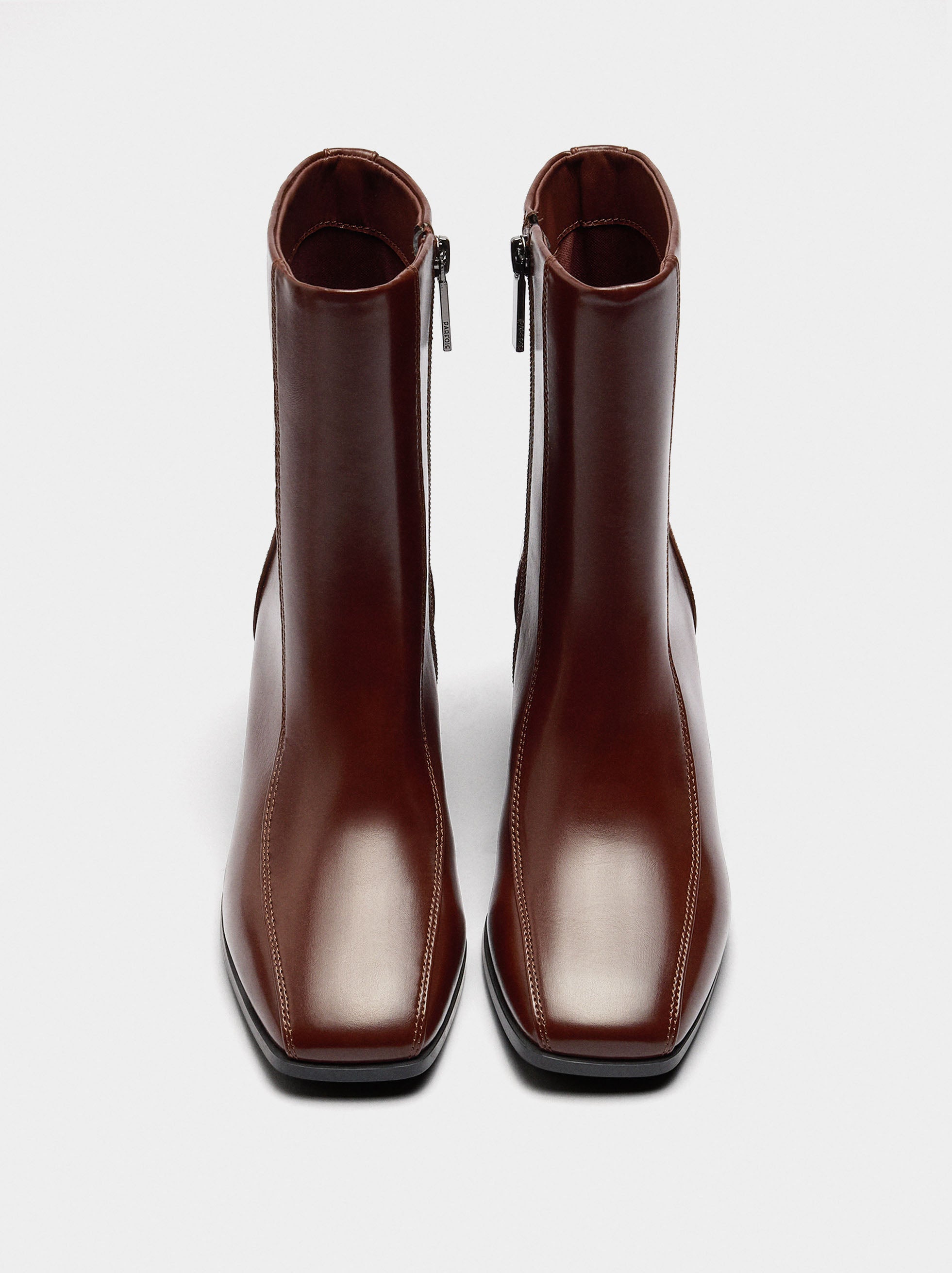 Botines De Tacón Ancho