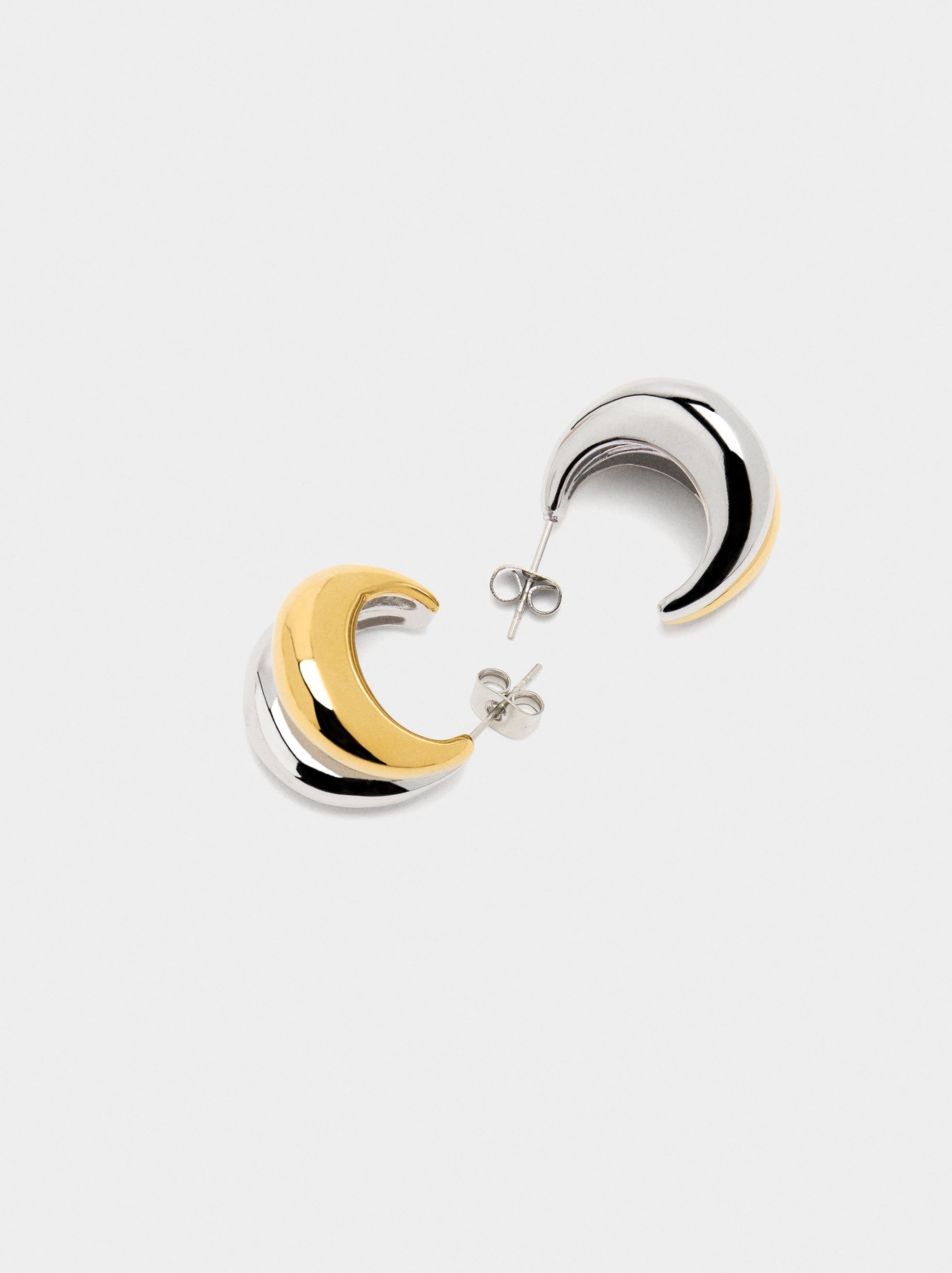 Aros Bicolor - Acero Inoxidable