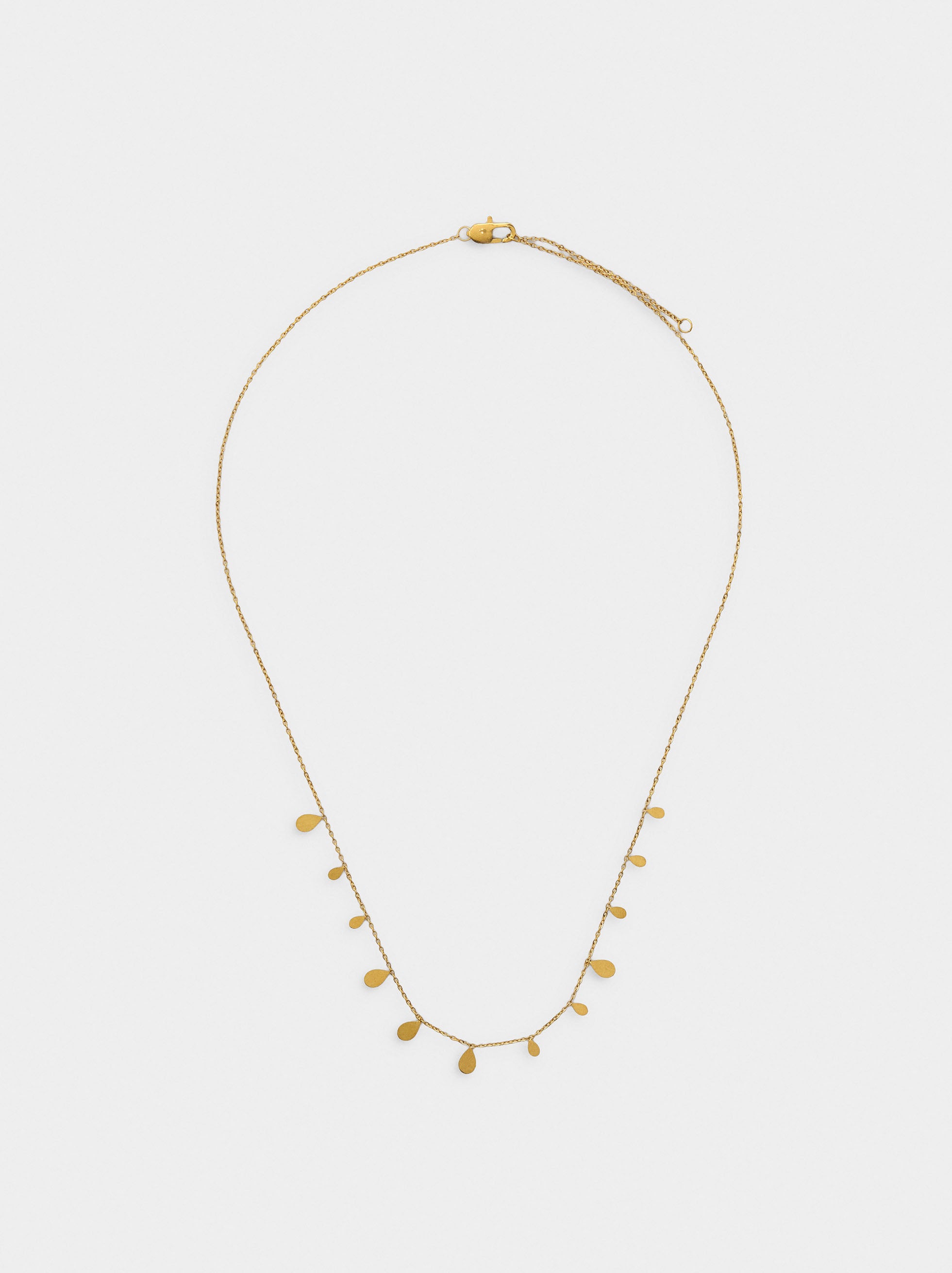 Collar Corto Con Lágrimas – Acero Inoxidable