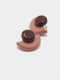 Pendientes Abanico Con Resina