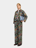 Pantalón Jacquard Floral