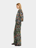 Pantalón Jacquard Floral