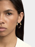 Pendientes Irregulares Efecto Piedra