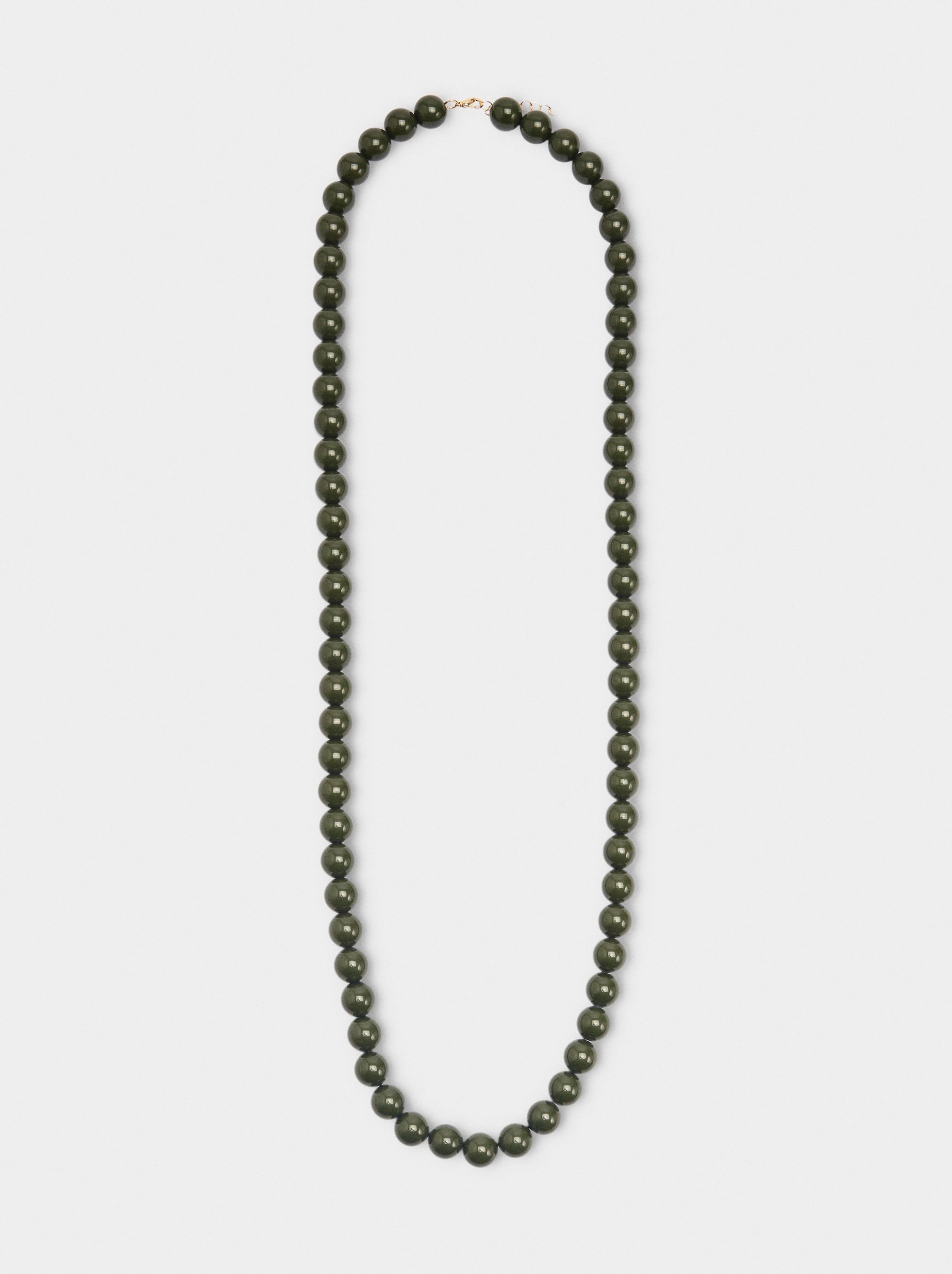 Collar Largo Con Cuentas