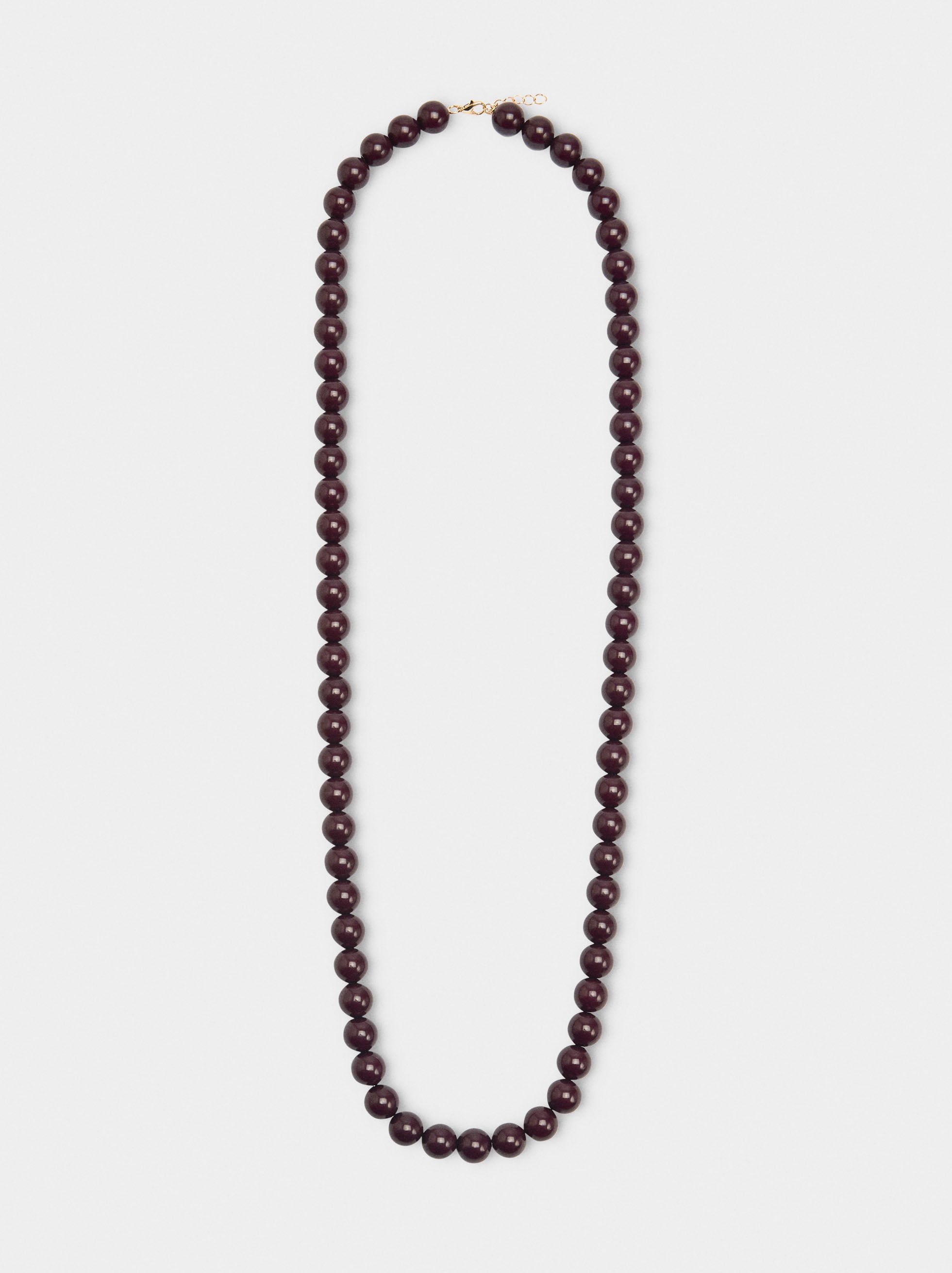Collar Largo Con Cuentas