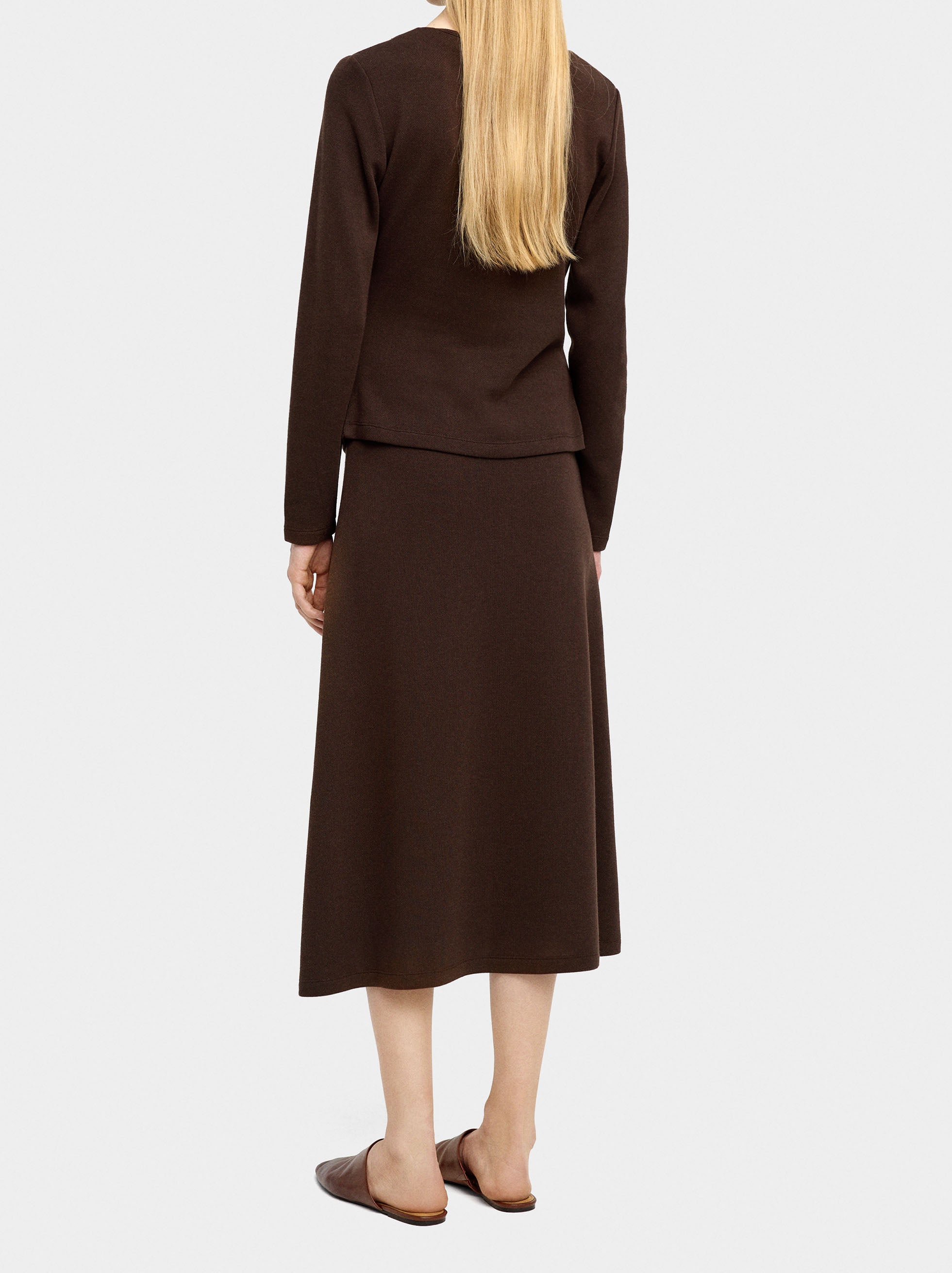 Camiseta Manga Larga Con Drapeado