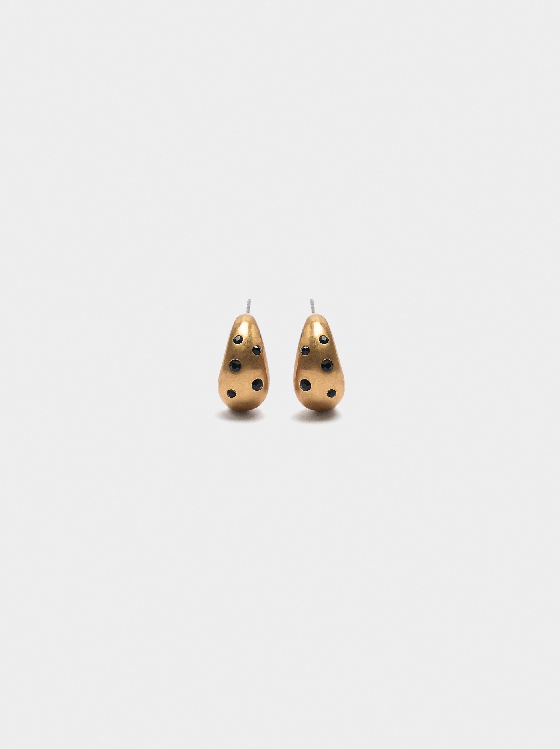 Pendientes Gota De Cristales