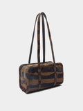 Bolso Bowling De Piel Estampado Animal